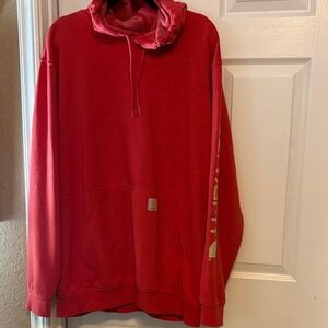 Carhartt Men's Vibrant Red Hoodie